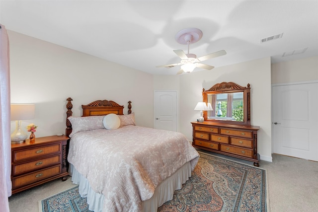 2142 Flagship Ct, Frisco, TX 75036 - bedroom featuring light colored carpet and ceiling fan