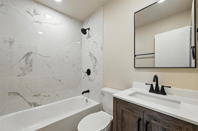 324 Jasmine Ct, Burleson, TX 76028 - bathroom featuring vanity and shower / bathtub combination