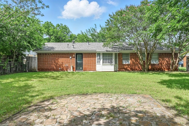 324 Jasmine Ct, Burleson, TX 76028 - rear view of property with brick siding and a patio area