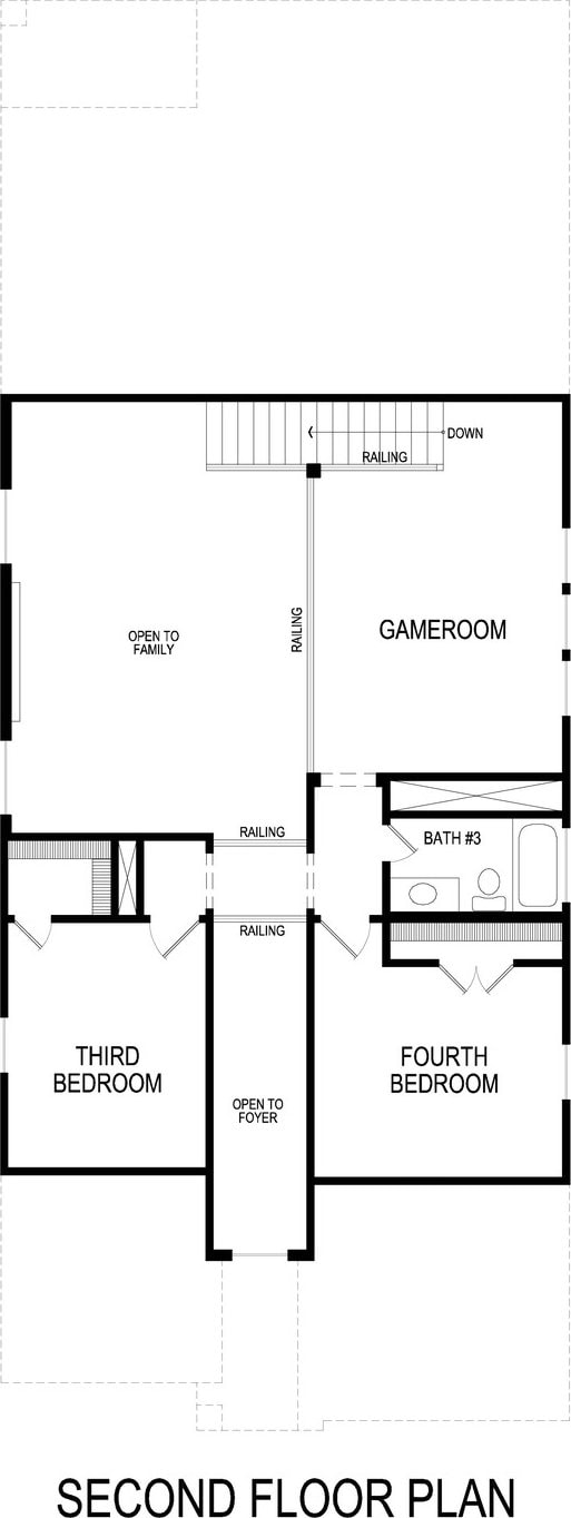 8216 Caprock, Rowlett, TX 75089 - view of floor plan / room layout