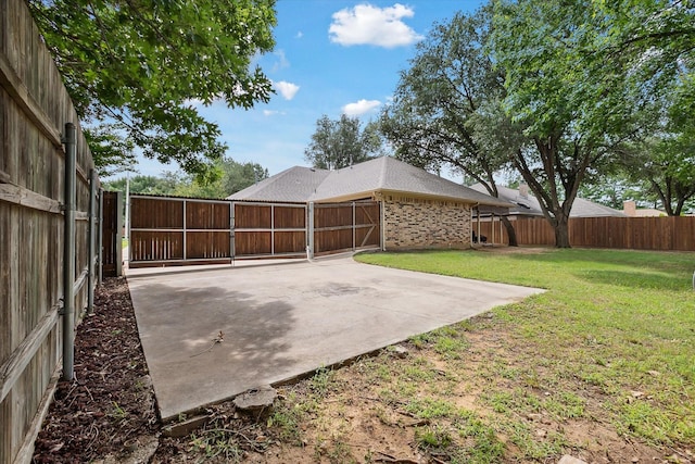 1112 Indian Ridge Dr, Denton, TX 76205 - fenced backyard featuring a patio