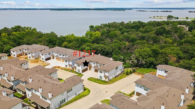 420 Waterscape Dr Unit 1237, Lake Dallas, TX 75065 - aerial perspective of suburban area featuring a large body of water