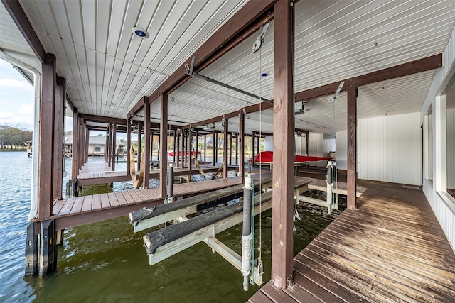 17726 Southpoint, Whitehouse, TX 75791 - dock with boat lift and a water view
