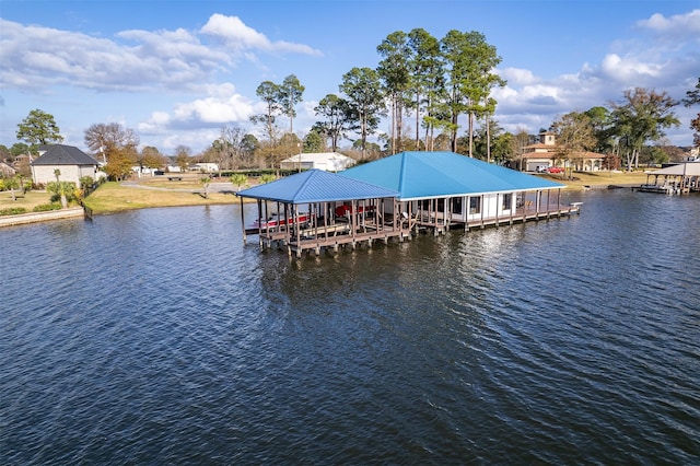17726 Southpoint, Whitehouse, TX 75791 - dock area with boat lift and a water view
