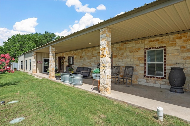 139 County Road 376, Lott, TX 76656 - view of patio / terrace
