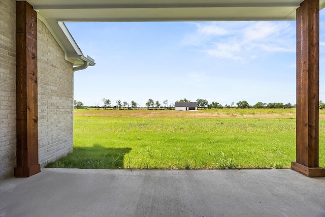 5150 Fox Trot Ln, Caddo Mills, TX 75135 - view of yard featuring a rural view and a patio area