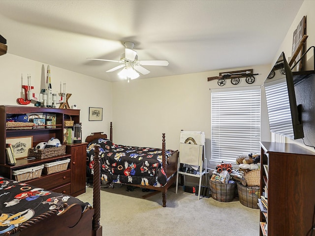 1597 Sweetbriar Dr, Allen, TX 75002 - carpeted bedroom with ceiling fan