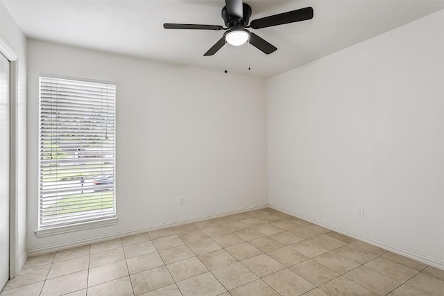 212 Timberlake Dr, Azle, TX 76020 - spare room featuring a ceiling fan and light tile patterned flooring