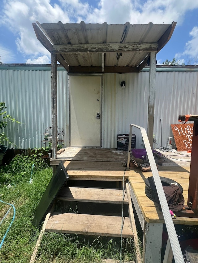 740 Ash St, Blossom, TX 75416 - view of deck