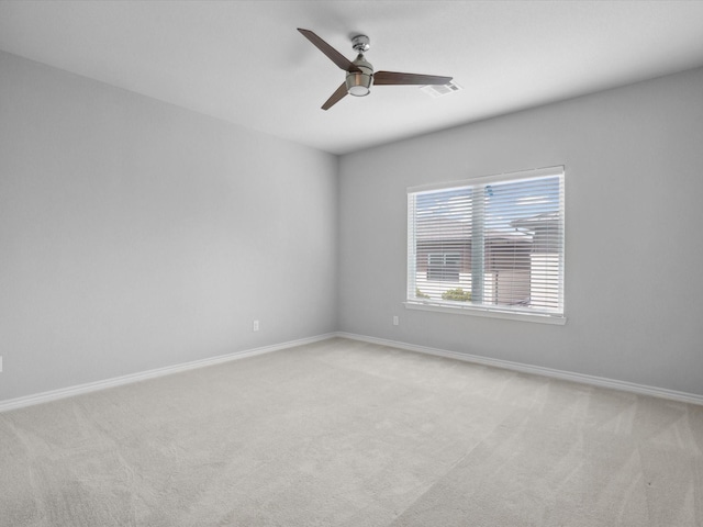 324 Nursery Ln, Fort Worth, TX 76114 - spare room featuring a ceiling fan and light carpet