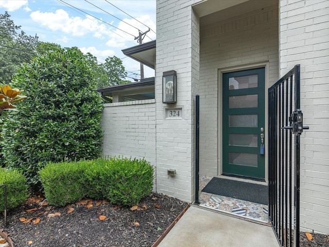 324 Nursery Ln, Fort Worth, TX 76114 - view of exterior entry with brick siding