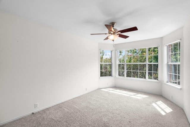 108 Bear Trl, Waxahachie, TX 75165 - carpeted empty room featuring a ceiling fan and baseboards