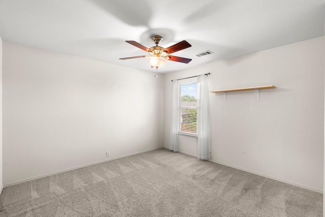 108 Bear Trl, Waxahachie, TX 75165 - unfurnished room with ceiling fan and light carpet