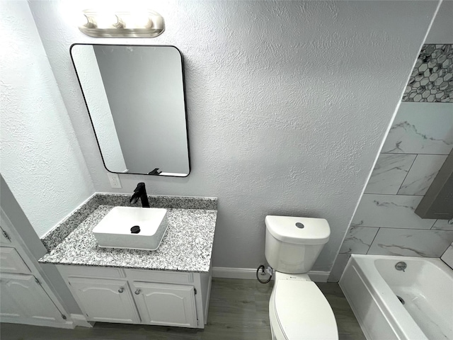 5146 Fm 879, Palmer, TX 75152 - full bath featuring vanity and marble look tile flooring