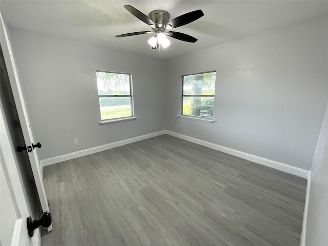 5146 Fm 879, Palmer, TX 75152 - spare room with wood finished floors and a ceiling fan