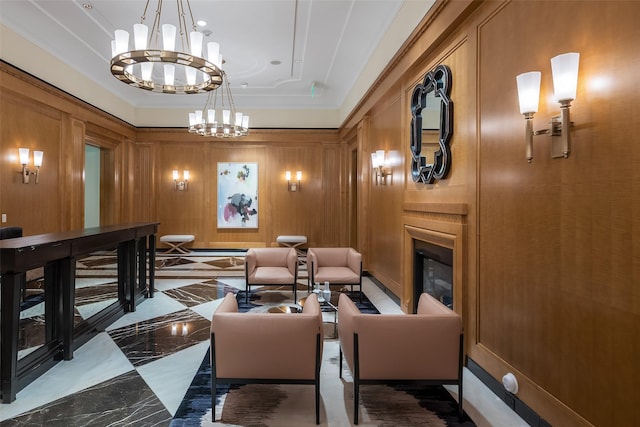 2555 N Pearl St Unit 1101, Dallas, TX 75201 - lobby with wood walls