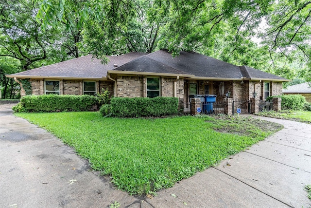1237 Linkwood Ln, Lancaster, TX 75146 - single story home featuring brick siding and a shingled roof