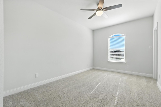 260 Clairmont Dr, Ponder, TX 76259 - spare room featuring light colored carpet and ceiling fan