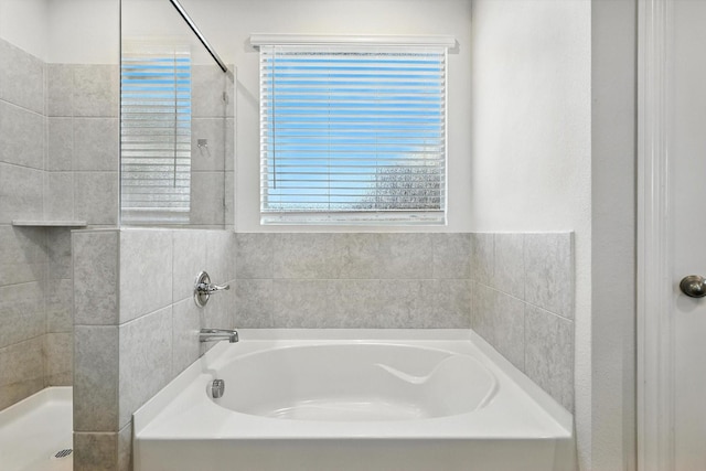 260 Clairmont Dr, Ponder, TX 76259 - full bath featuring a bath and a tile shower