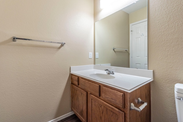 13264 Harvest Ridge Rd, Fort Worth, TX 76244 - half bath featuring vanity and toilet