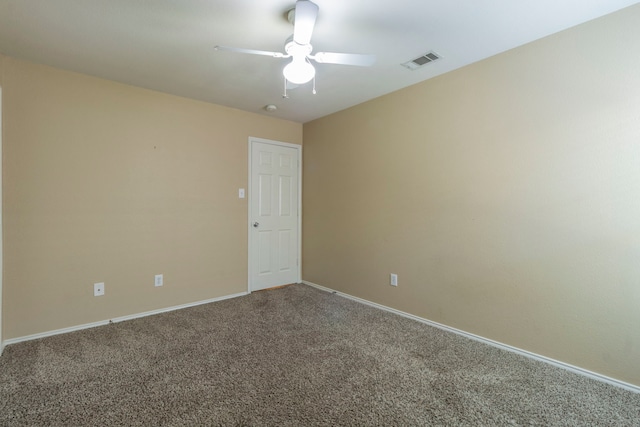 13264 Harvest Ridge Rd, Fort Worth, TX 76244 - carpeted empty room with a ceiling fan and baseboards