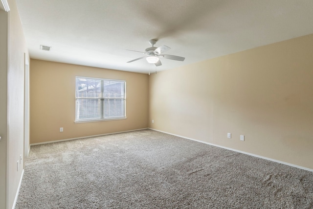 13264 Harvest Ridge Rd, Fort Worth, TX 76244 - carpeted spare room with a ceiling fan and baseboards