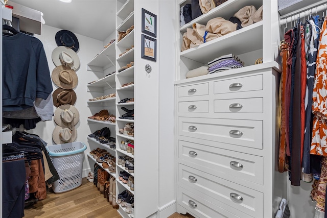7116 Serrano Dr, Benbrook, TX 76126 - spacious closet featuring light wood-style floors