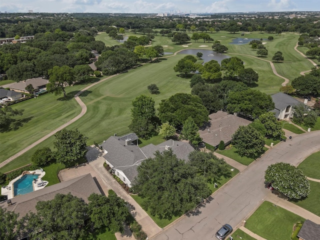 7116 Serrano Dr, Benbrook, TX 76126 - aerial view of property and surrounding area featuring a large body of water and a golf course