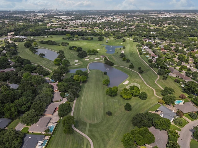 7116 Serrano Dr, Benbrook, TX 76126 - view of property location with a large body of water, nearby suburban area, and a local golf course