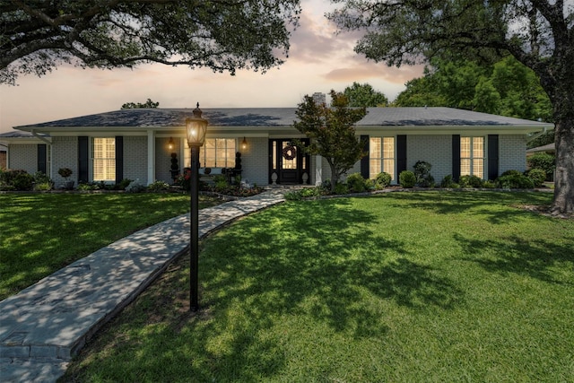 7116 Serrano Dr, Benbrook, TX 76126 - single story home with brick siding and a yard
