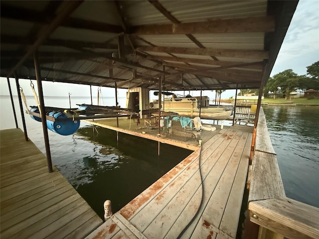 122 Vz County Road 3735, Wills Point, TX 75169 - dock area featuring a water view and boat lift