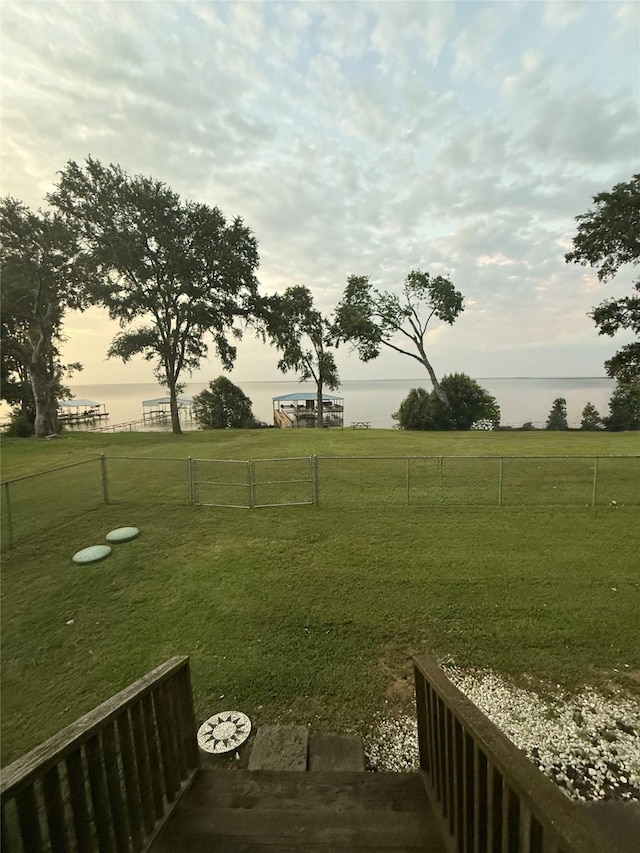 122 Vz County Road 3735, Wills Point, TX 75169 - view of yard with a water view