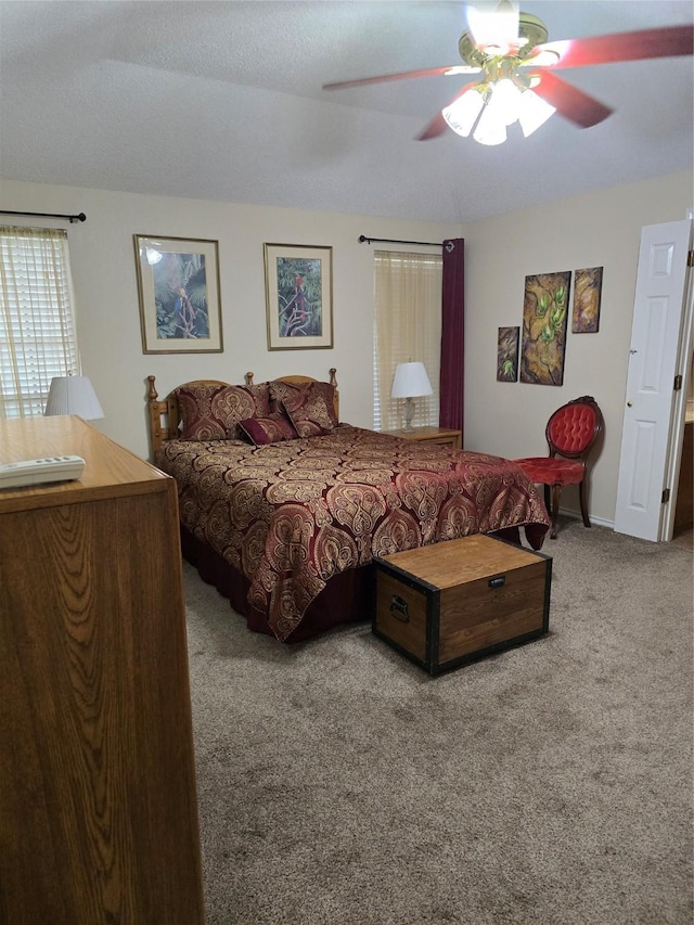 3810 Lucena Ct, Grand Prairie, TX 75052 - carpeted bedroom with ceiling fan