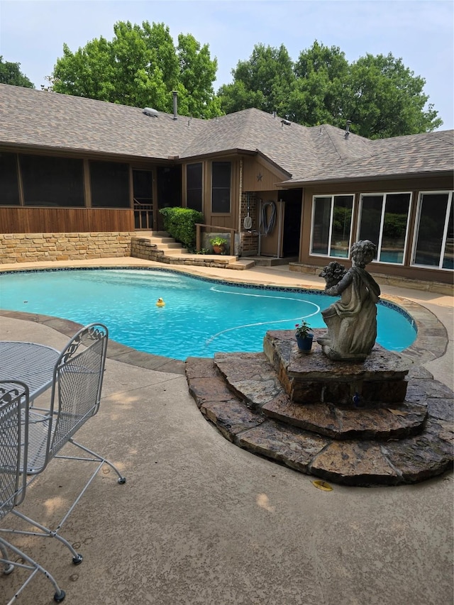 3810 Lucena Ct, Grand Prairie, TX 75052 - outdoor pool featuring a patio area