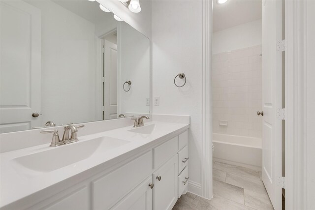 10800 Runner Oak Rd, Flower Mound, TX 76226 - full bathroom with double vanity and shower / tub combination