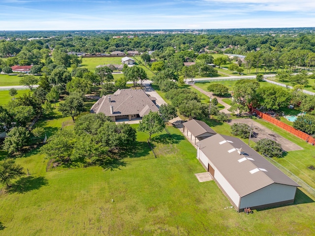 1707 Ponderosa Trl, Sachse, TX 75048 - aerial view of a tree filled landscape