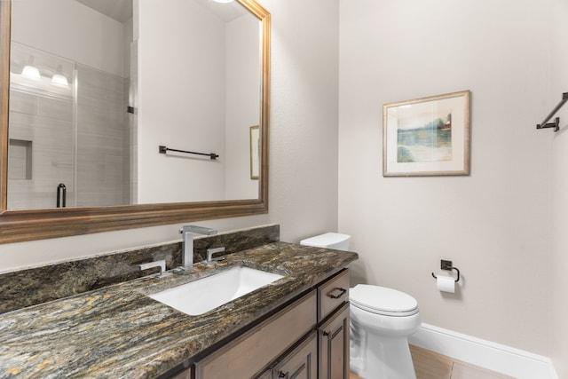 1707 Ponderosa Trl, Sachse, TX 75048 - full bathroom featuring vanity and tiled shower