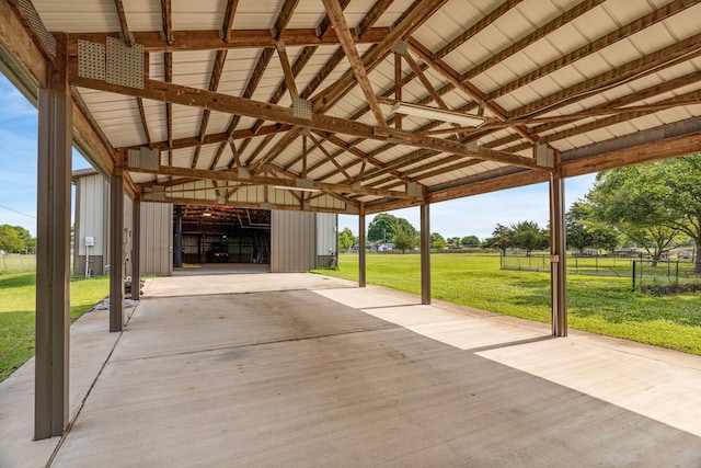 1707 Ponderosa Trl, Sachse, TX 75048 - view of patio / terrace featuring a carport