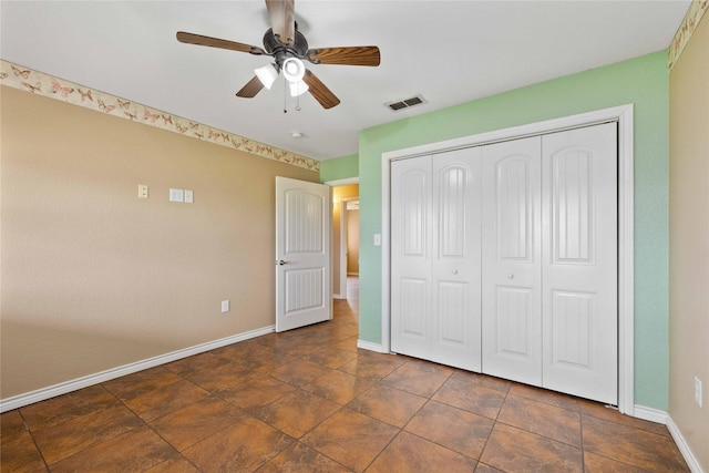875 Cr221, Stephenville, TX 76401 - unfurnished bedroom with a closet and a ceiling fan