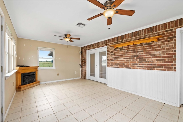 875 Cr221, Stephenville, TX 76401 - unfurnished sunroom featuring french doors