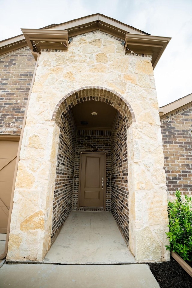 6428 Wales St, Celina, TX 76227 - entrance to property featuring brick siding and stone siding