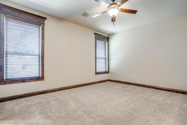 1023 Winding Creek Dr, Kennedale, TX 76060 - empty room featuring ceiling fan and carpet floors