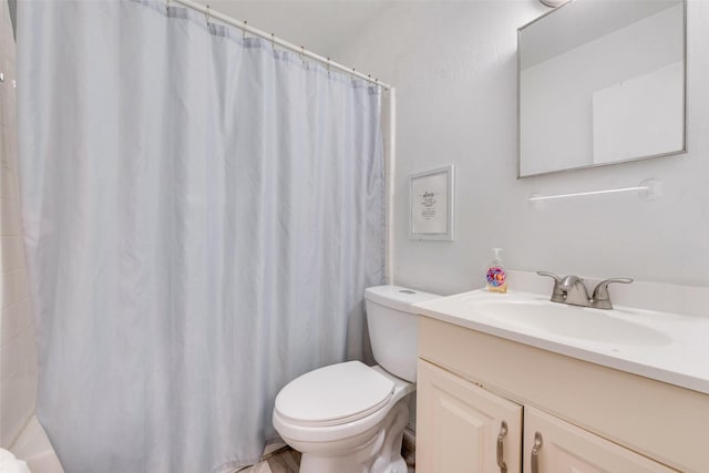 709 N Pecan St, Arlington, TX 76011 - bathroom featuring vanity and toilet