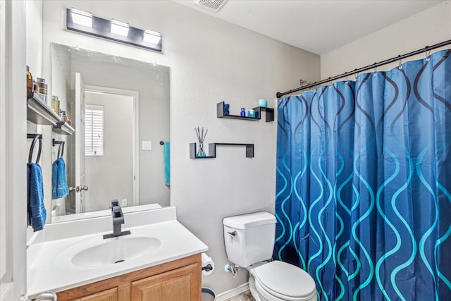 2124 Franks St, Fort Worth, TX 76177 - full bathroom with vanity and a shower with curtain