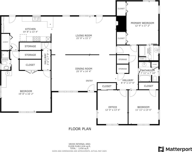 1719 W Day St, Denison, TX 75020 - view of room layout