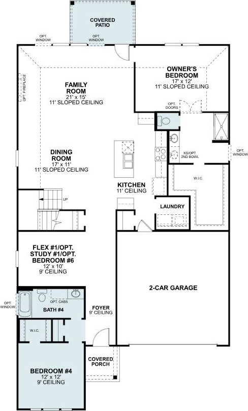 1108 Birchwood Dr, Crowley, TX 76036 - view of room layout