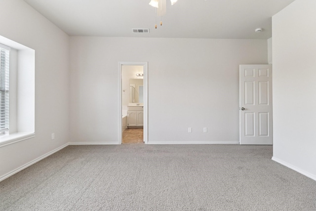 5901 Ozark Dr, Fort Worth, TX 76131 - carpeted spare room featuring a ceiling fan and a smoke detector