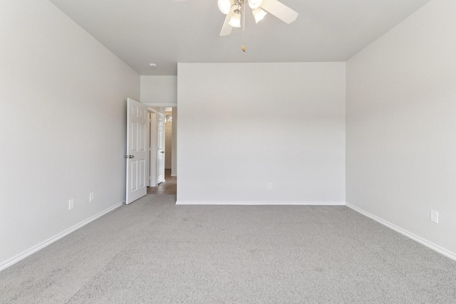 5901 Ozark Dr, Fort Worth, TX 76131 - carpeted spare room with a ceiling fan and baseboards