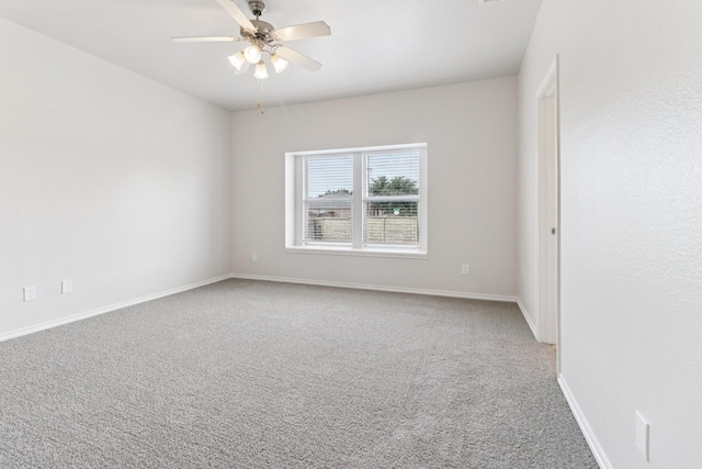 5901 Ozark Dr, Fort Worth, TX 76131 - unfurnished room with carpet floors and a ceiling fan