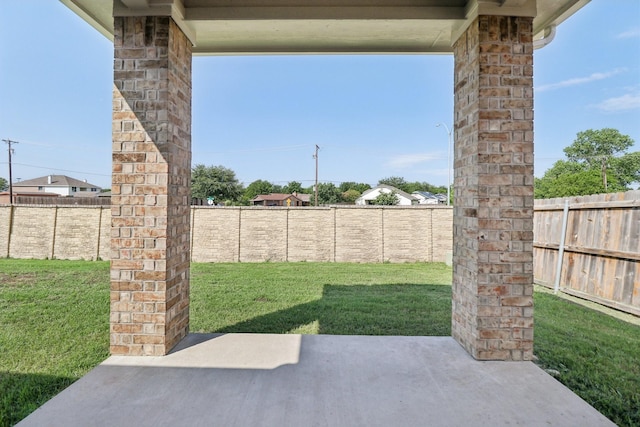 5901 Ozark Dr, Fort Worth, TX 76131 - fenced backyard with a patio